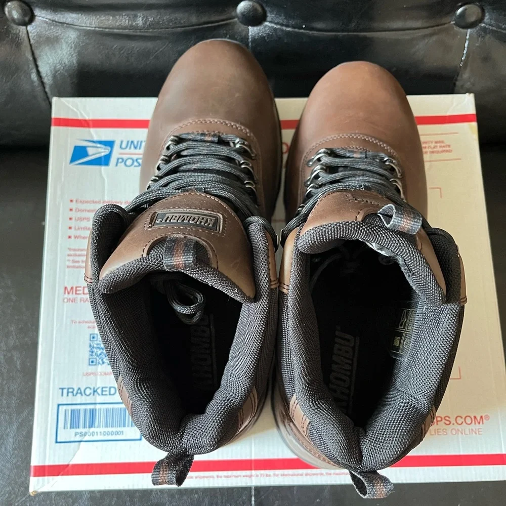 Khombu Ravine Waterproof Leather Hiking Boots Like New‎